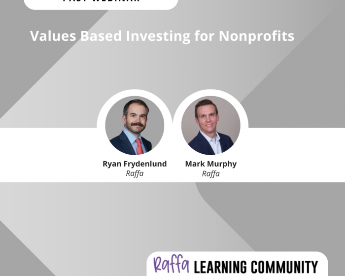 Values Based Investing for Nonprofits