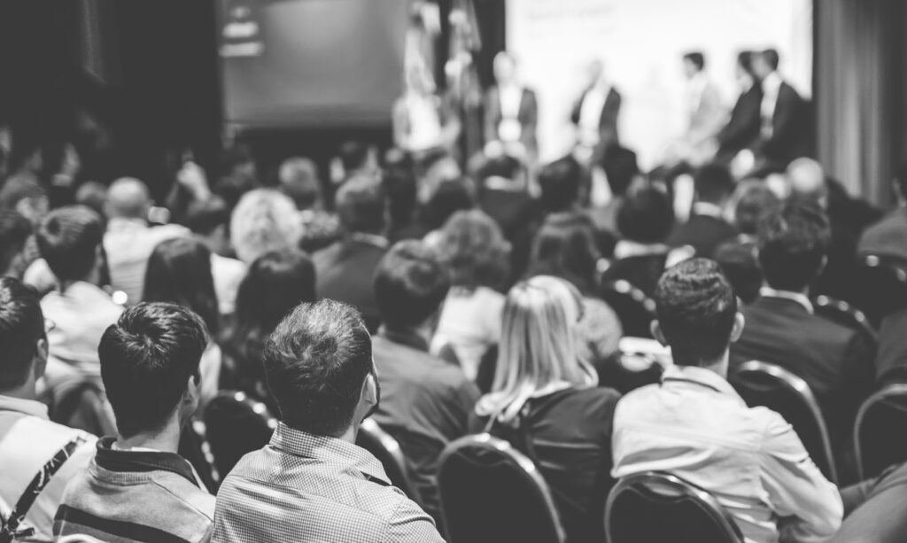 Attendees at association conference representing association pricing strategy blog
